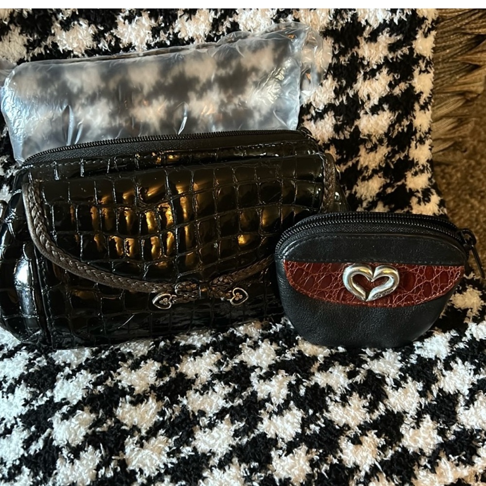 Brighton lot.  2 bags, a wristlet and coin purse.